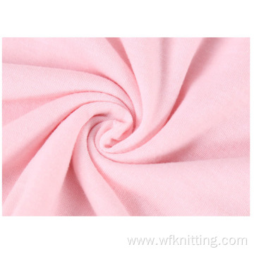 Knit Solid Dye Spun Polyester Spandex Fabric